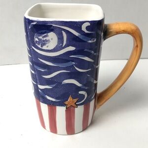Frangelico Stars and Stripes Hand Painted Mug